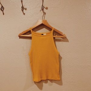 Mustard Crop Top